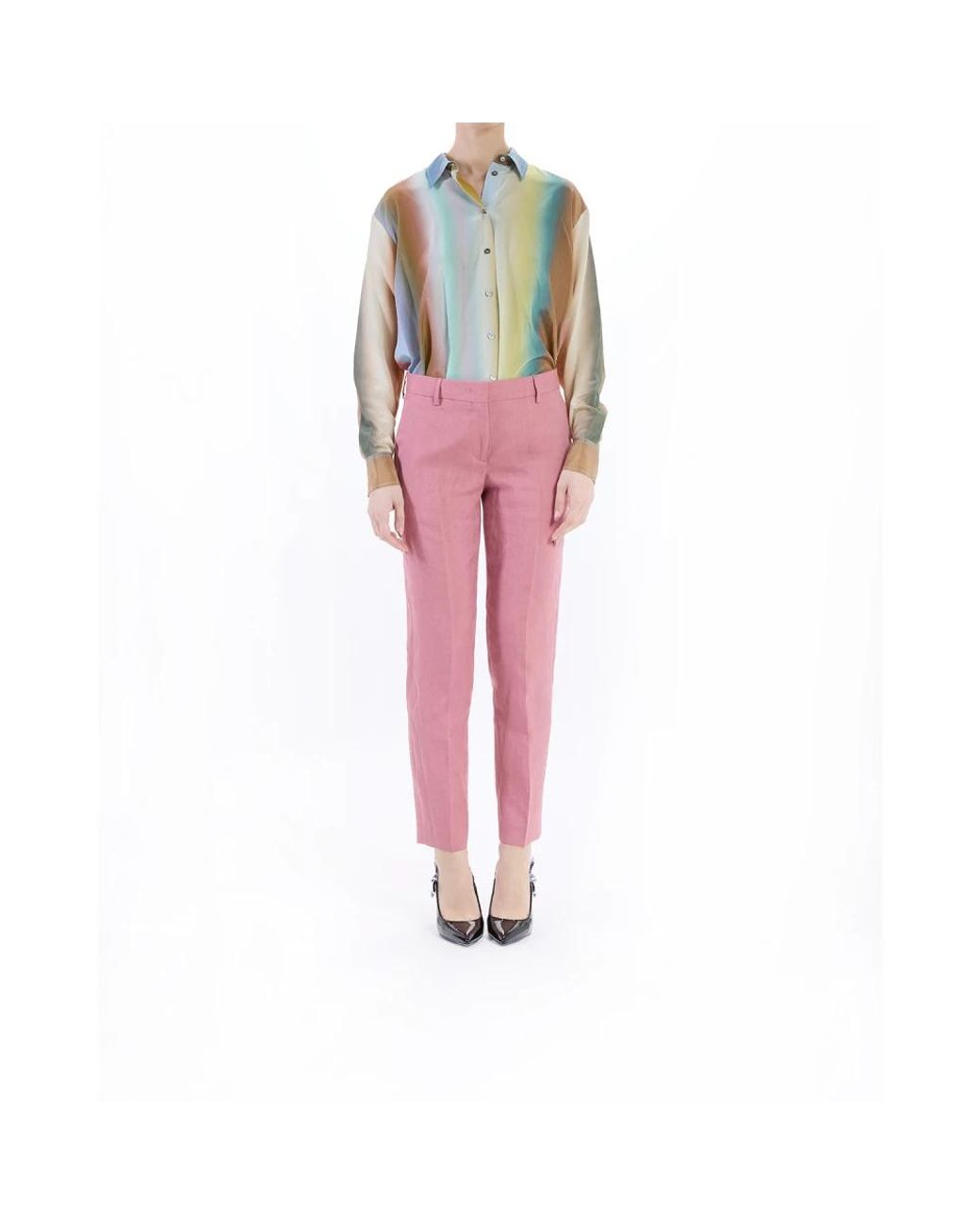 Paul Smith Red Slim-Fit Trousers