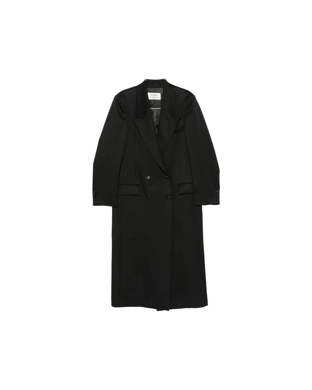 Rohe Black Double-Breasted Coats