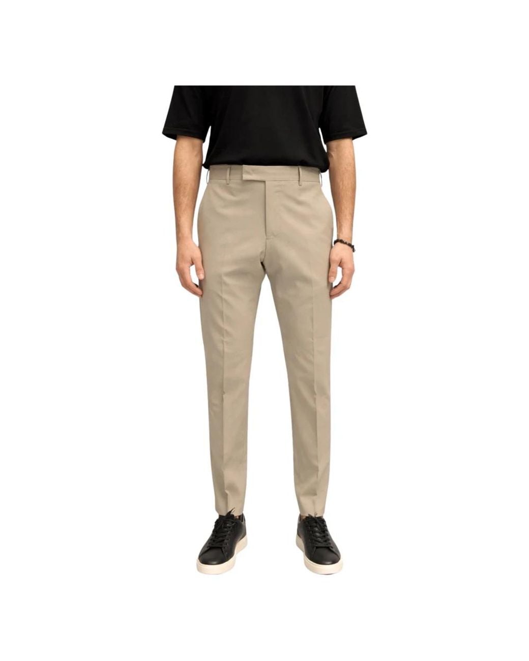 PT Torino Natural Suit Trousers for men