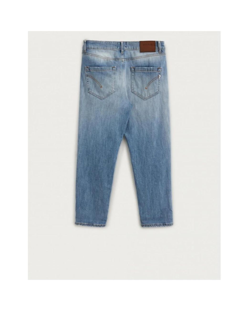 Dondup Blue Cropped Jeans