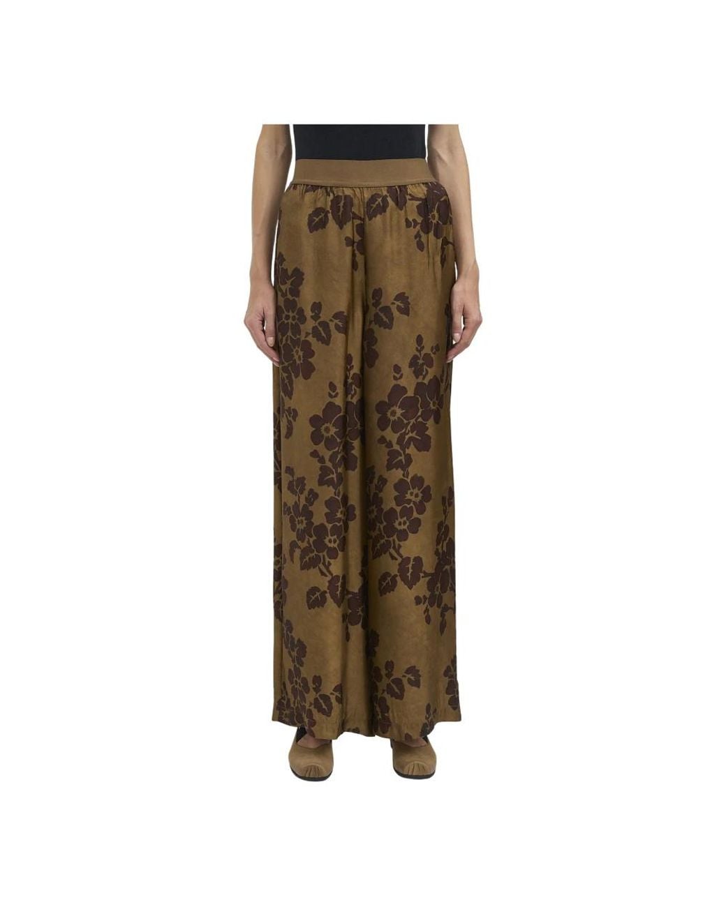 Uma Wang Green Wide Trousers