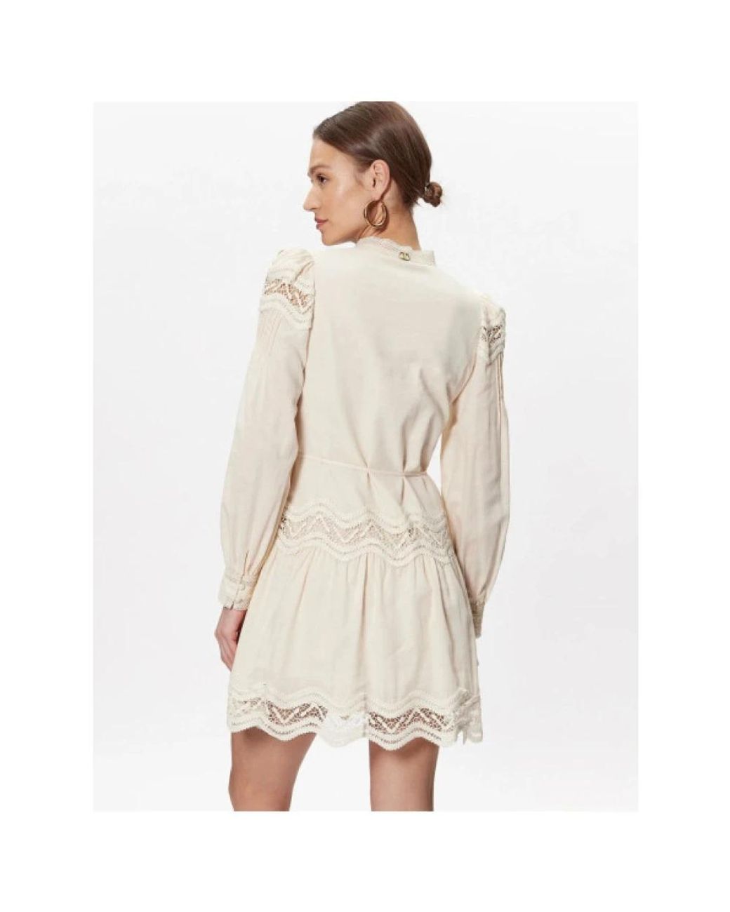 Twinset White Short Dresses