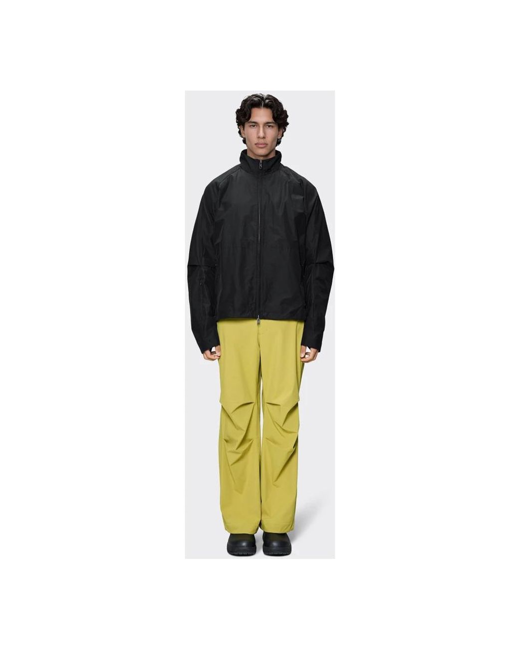 Light Jackets Rains de hombre de color Black
