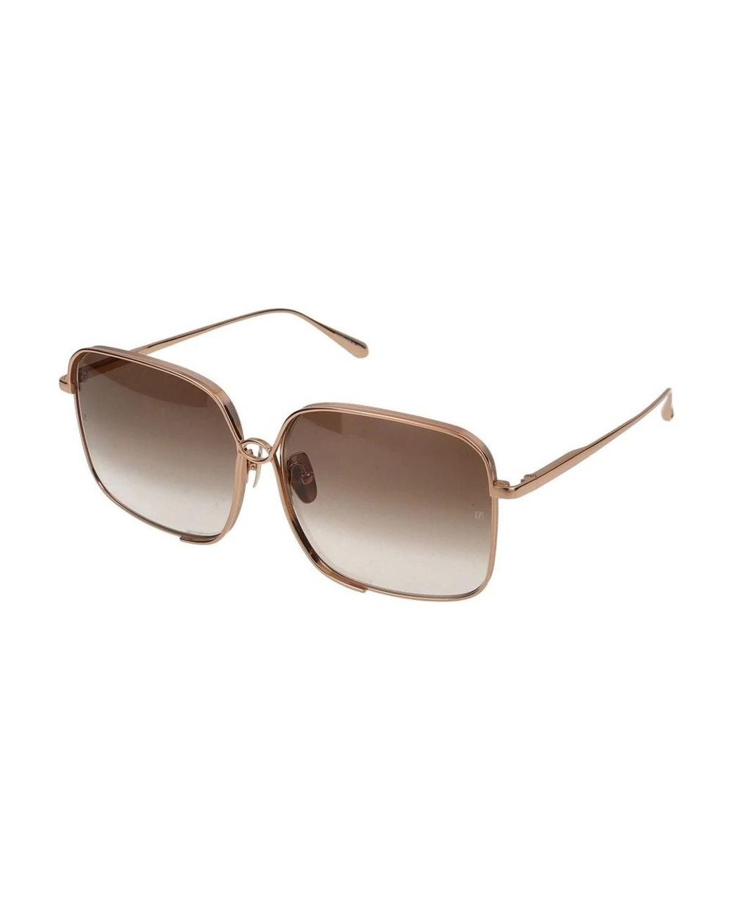 Linda Farrow Brown Sunglasses