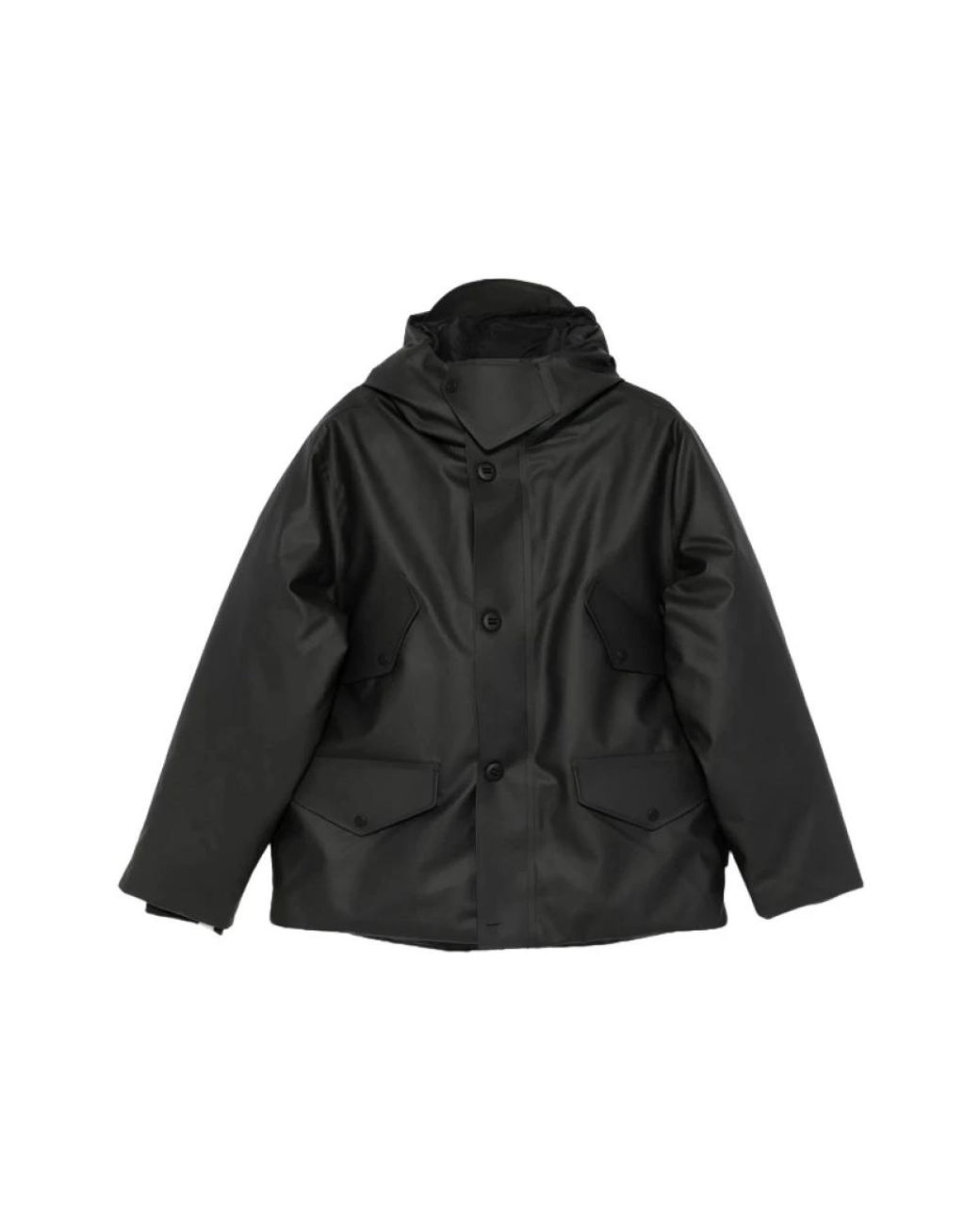 Rains Black Rain Jackets for men