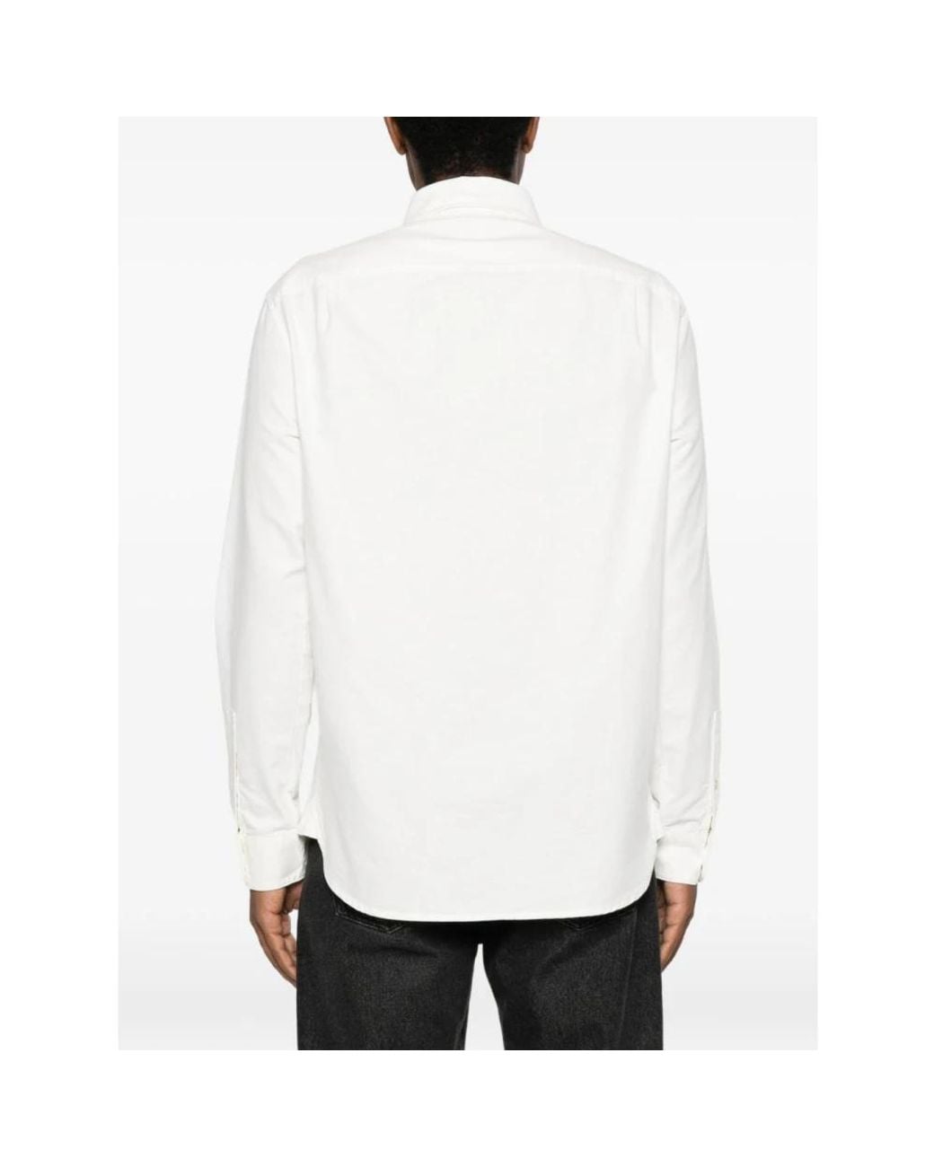 Emporio Armani White Casual Shirts for men