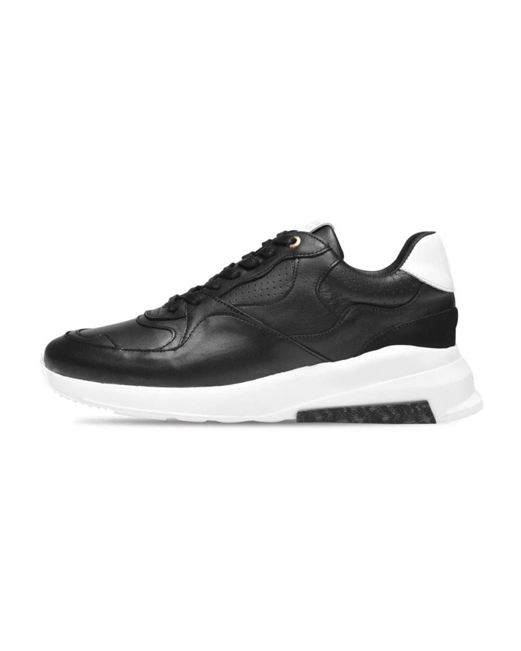 Sneakers basse in pelle nera di Android Homme in Black da Uomo