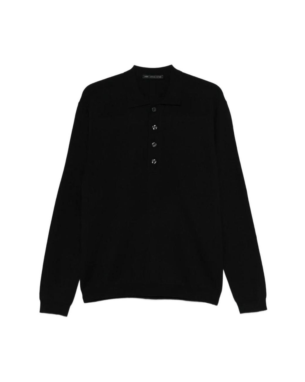 Low Brand Black Round-Neck Knitwear for men
