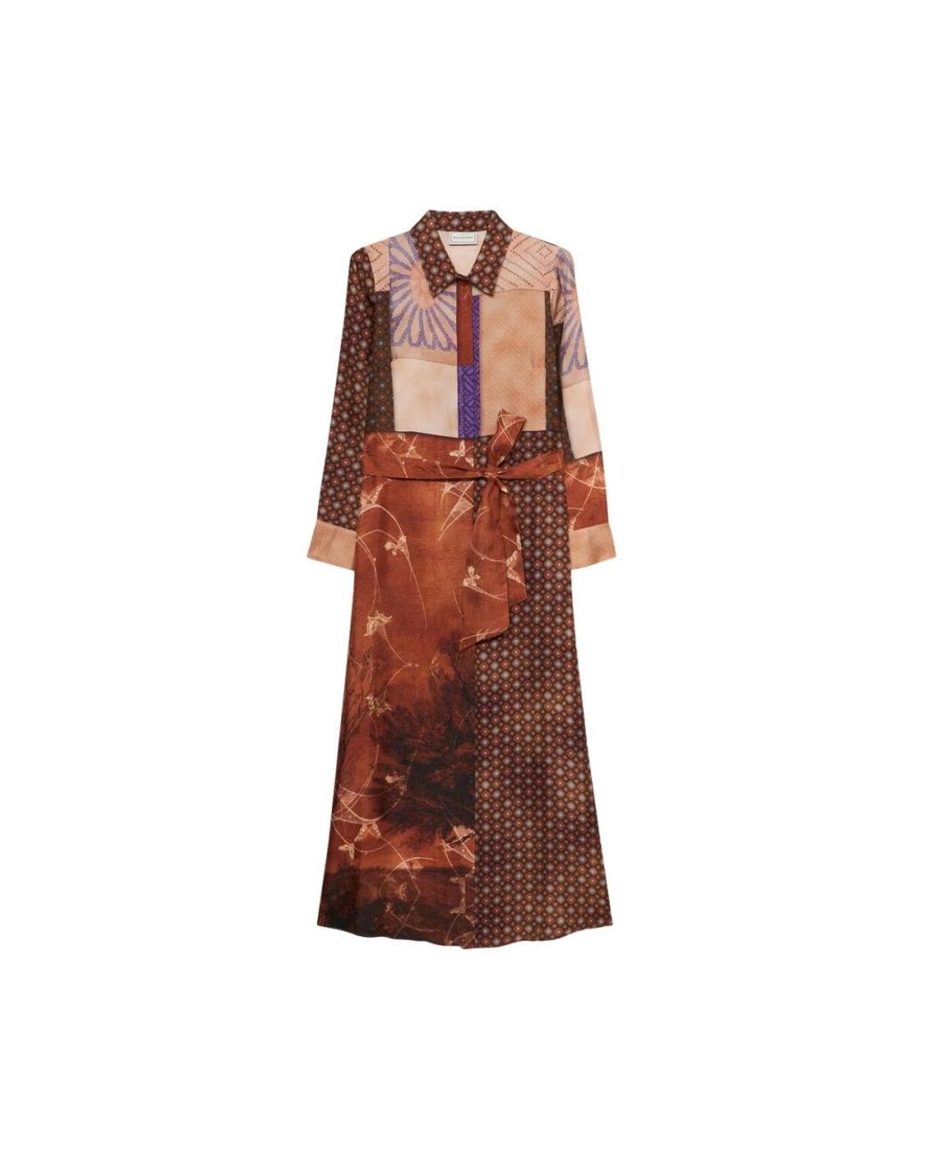 Pierre Louis Mascia Brown Shirt Dresses
