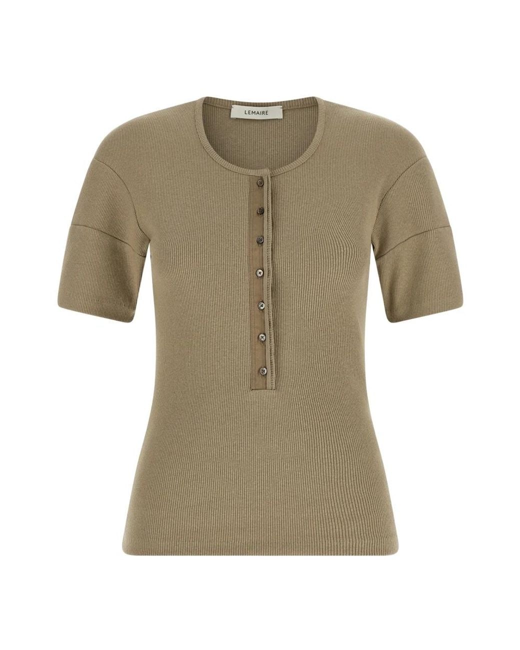 Lemaire Green Round-Neck Knitwear