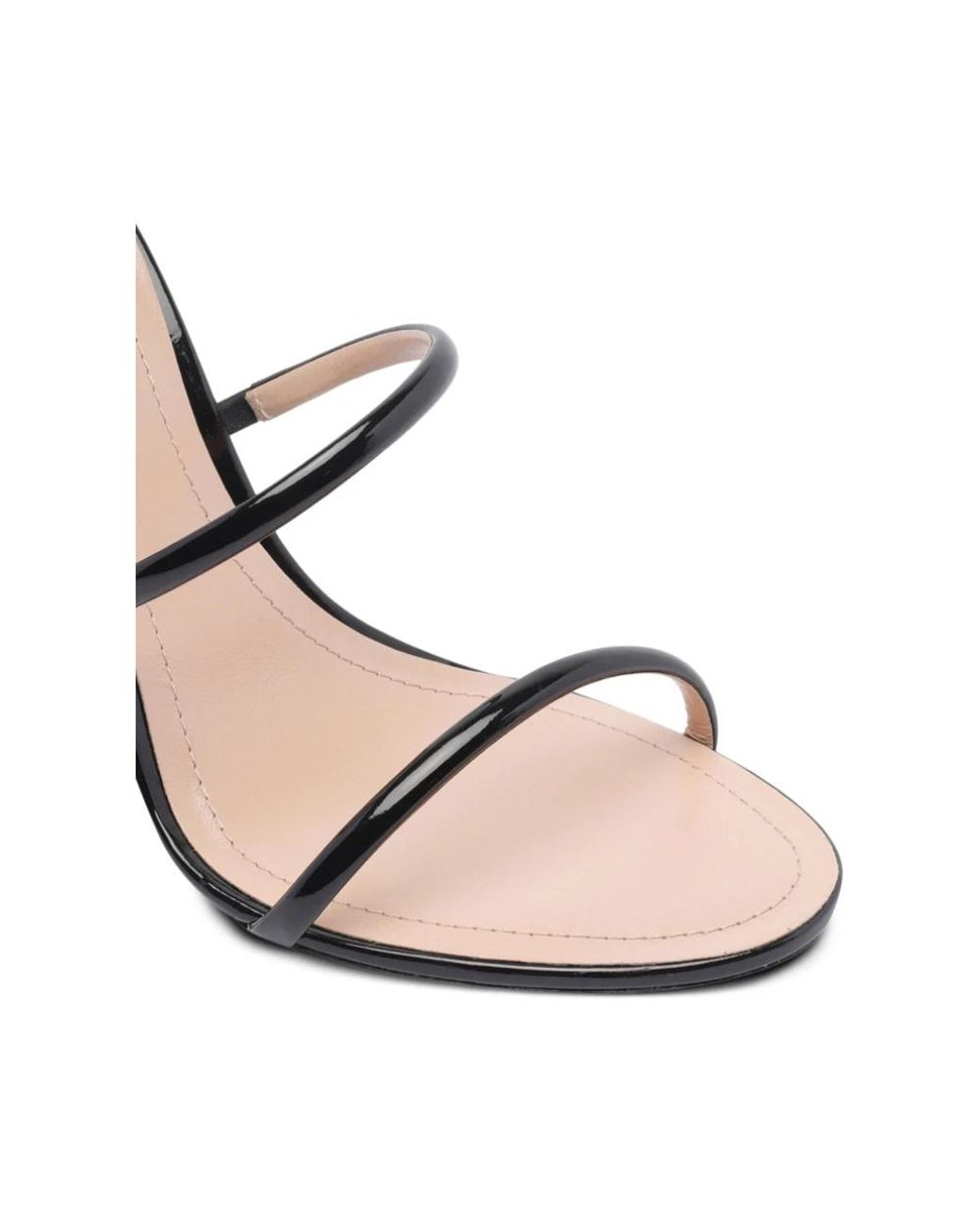 Rene Caovilla Metallic High Heel Sandals