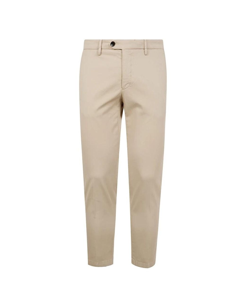 Michael Coal Natural Slim-Fit Trousers for men
