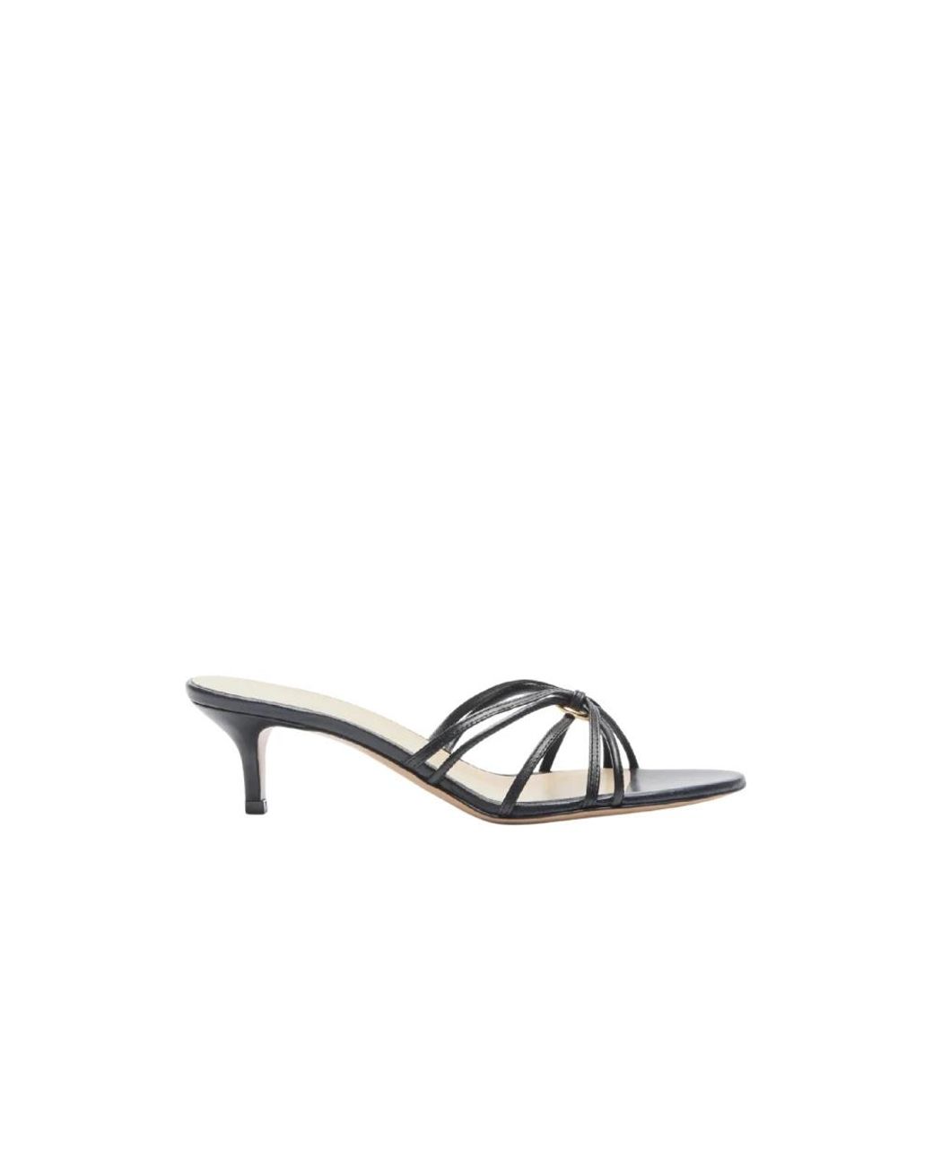 Le Monde Beryl White Heeled Mules