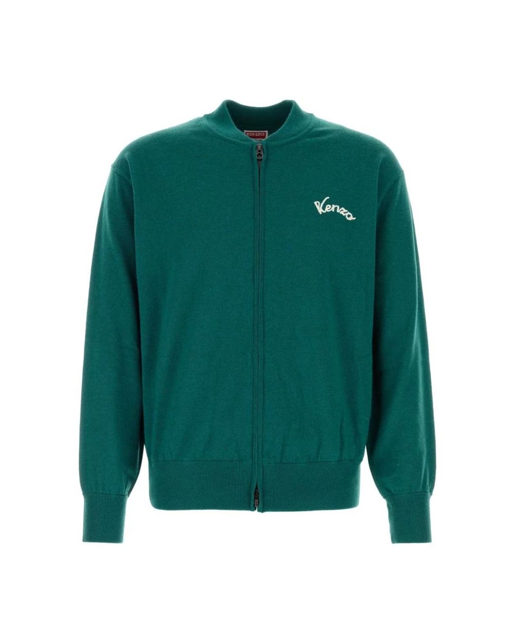 KENZO Eiffel Tower Design Ritsvest in het Green voor heren