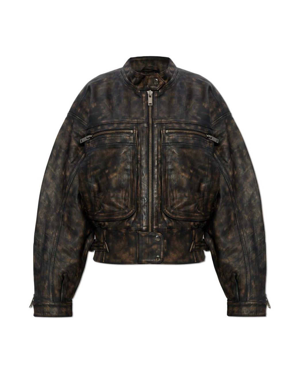 Jackets > leather jackets Gestuz en coloris Black