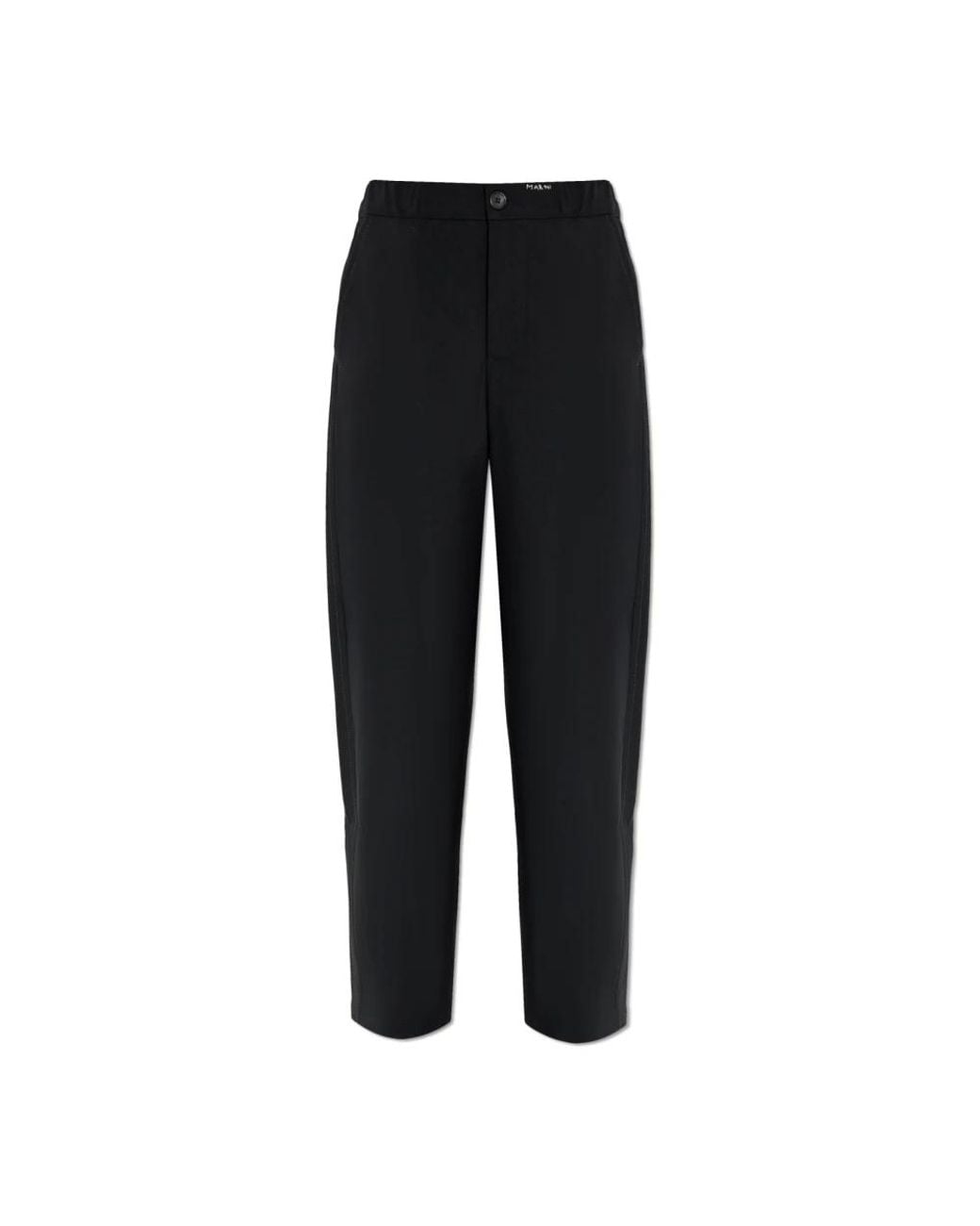 Marni Black Straight Trousers