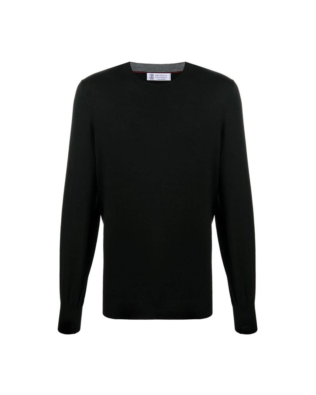 Brunello Cucinelli Black Cashmere Knitwear for men