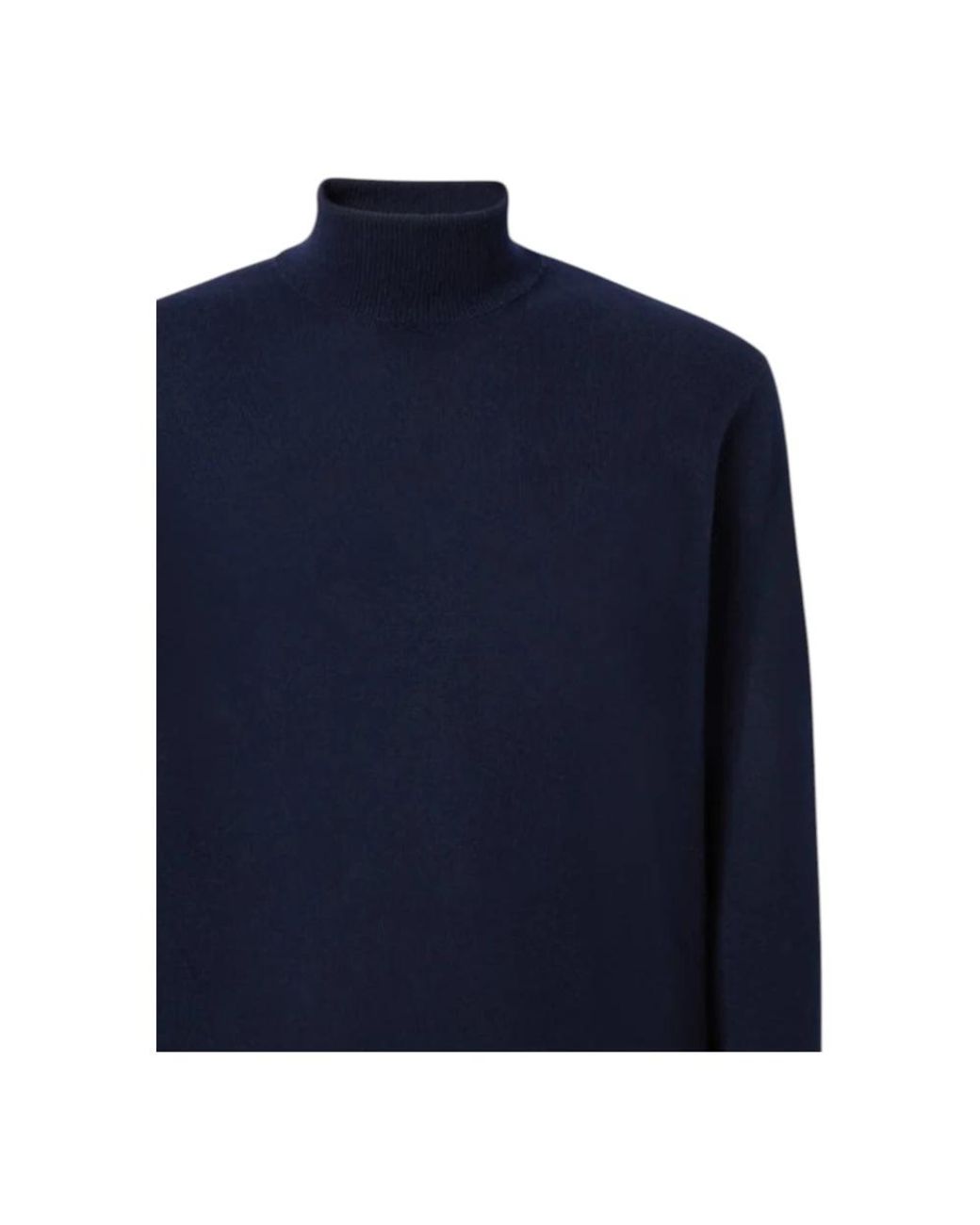 Mc2 Saint Barth Blue Turtlenecks for men