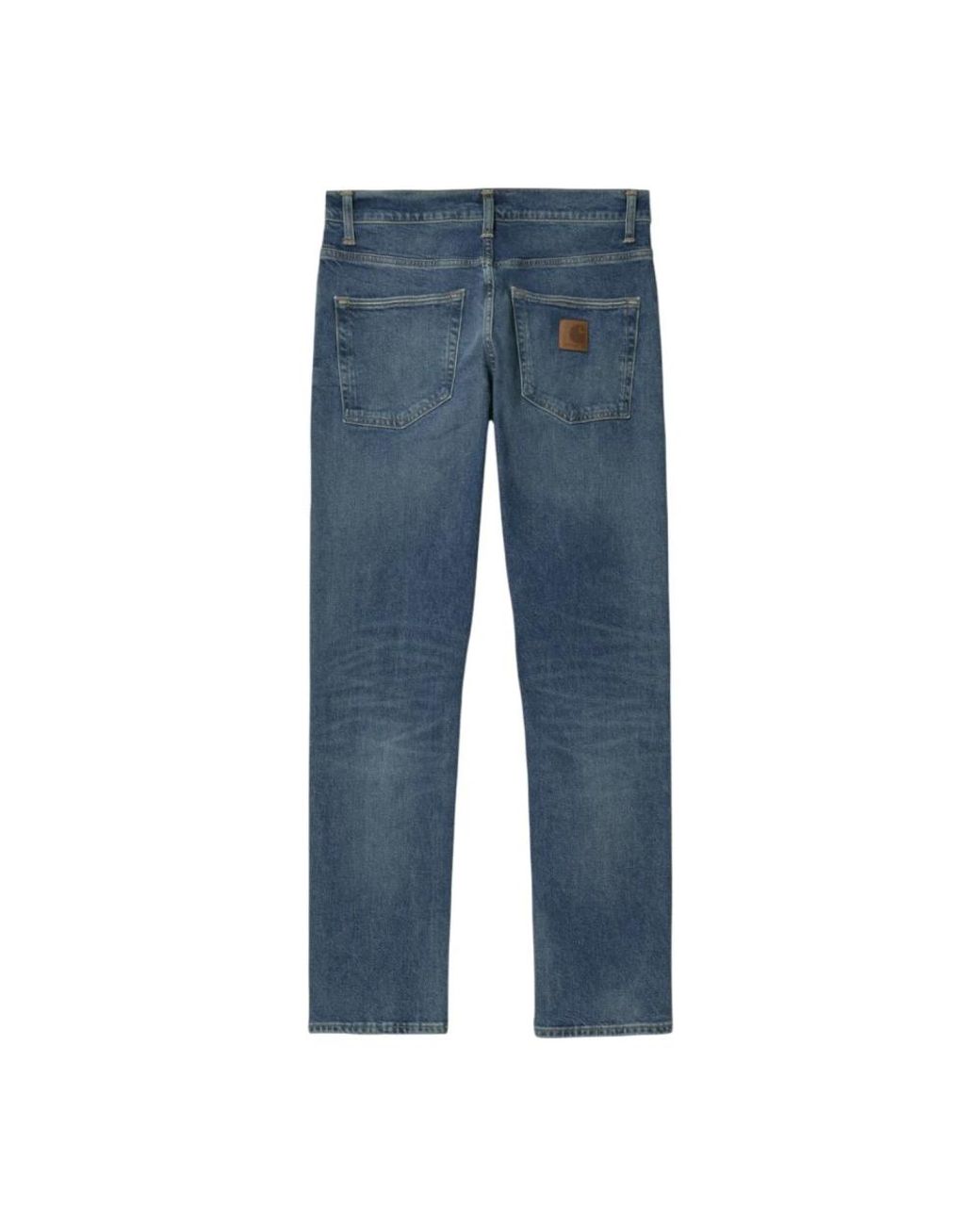 Carhartt Blue Straight Fit Jeans for men