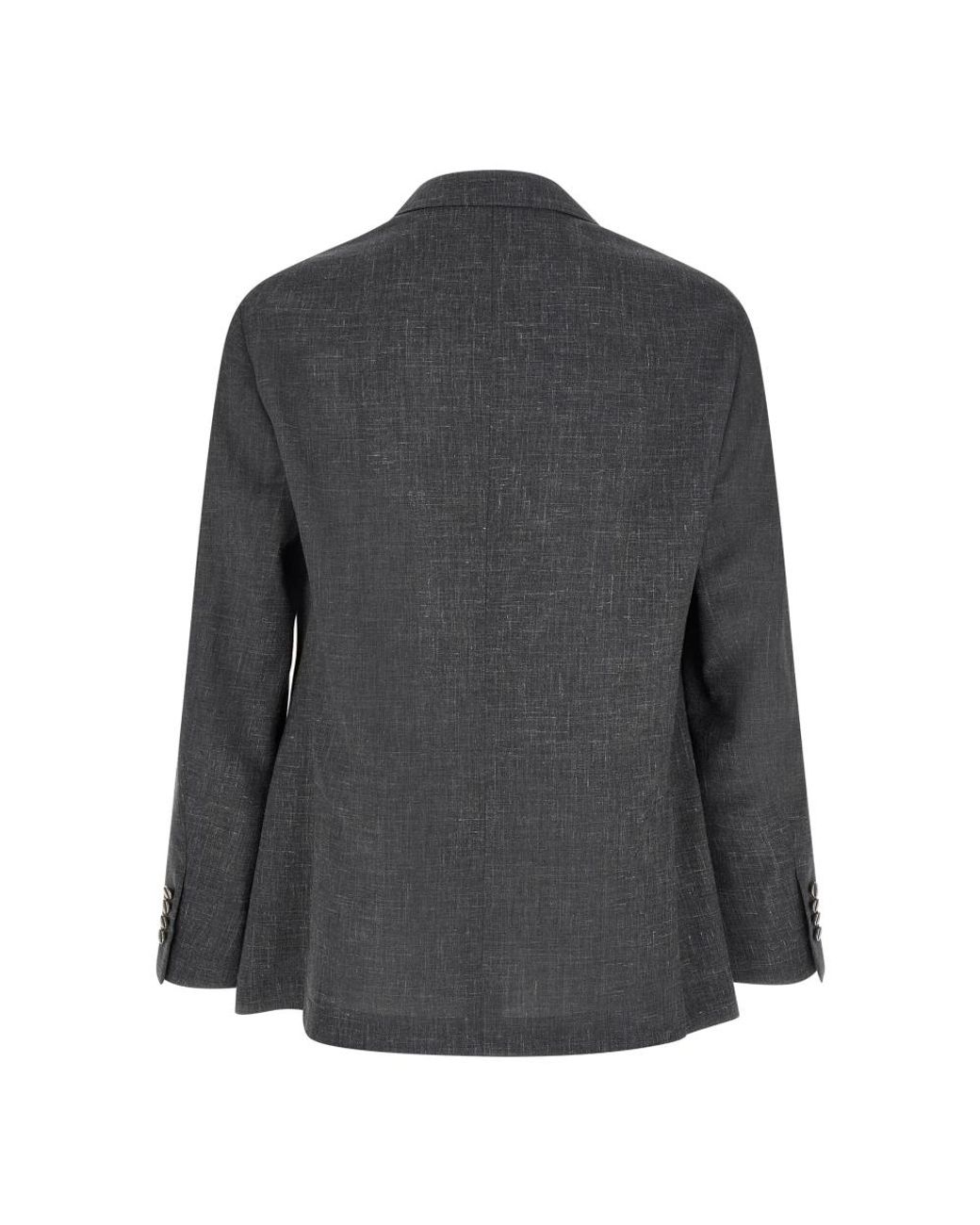 Brunello Cucinelli Black Blazers for men