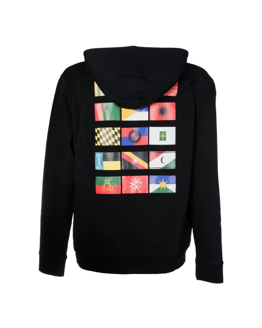 Marcelo Burlon Black Hoodies for men