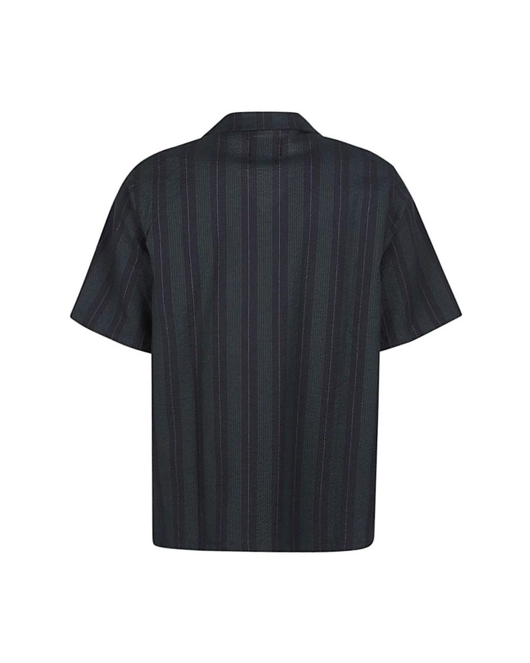 Howlin' By Morrison Black Short Sleeve Shirts for men