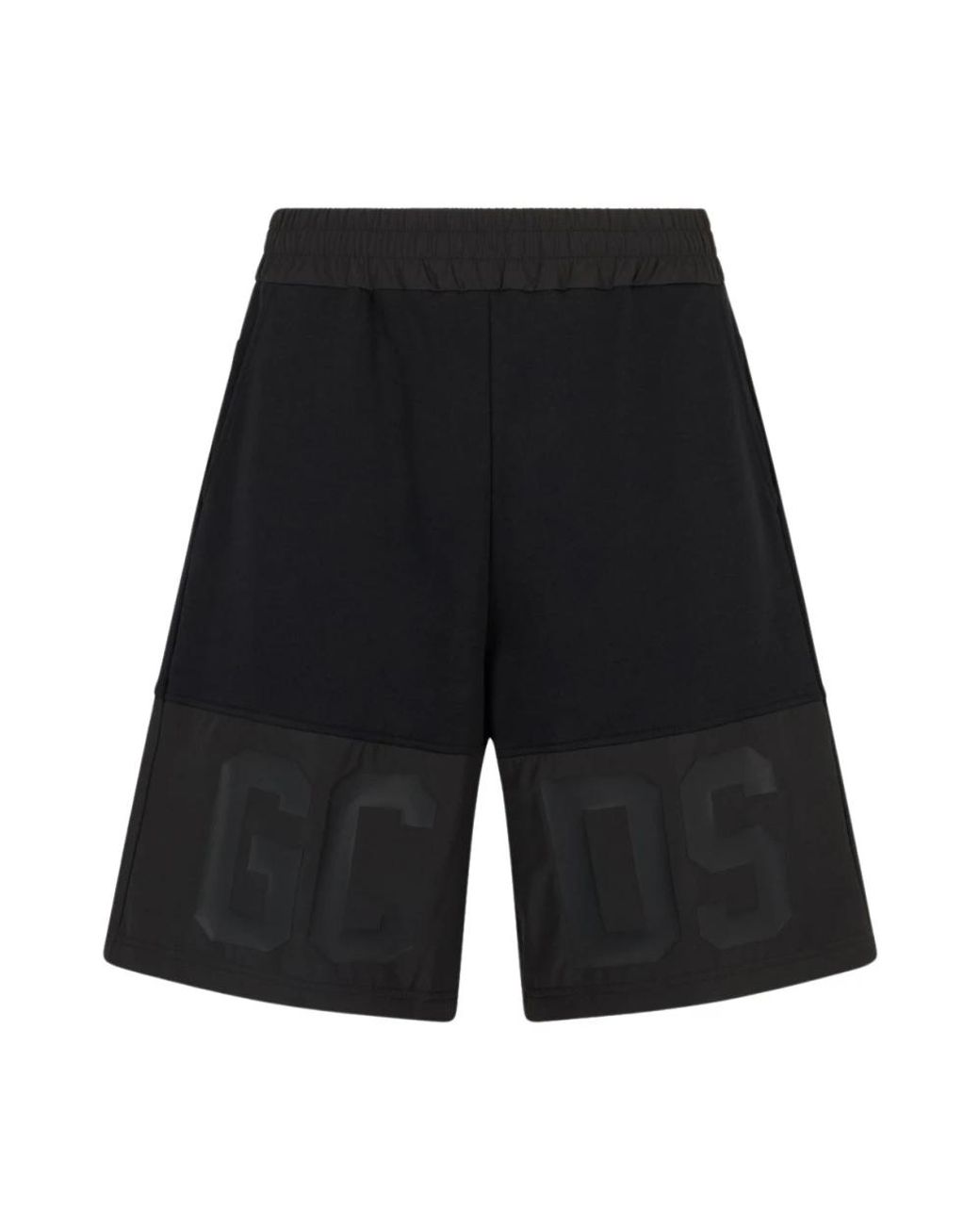 Gcds Black Casual Shorts for men