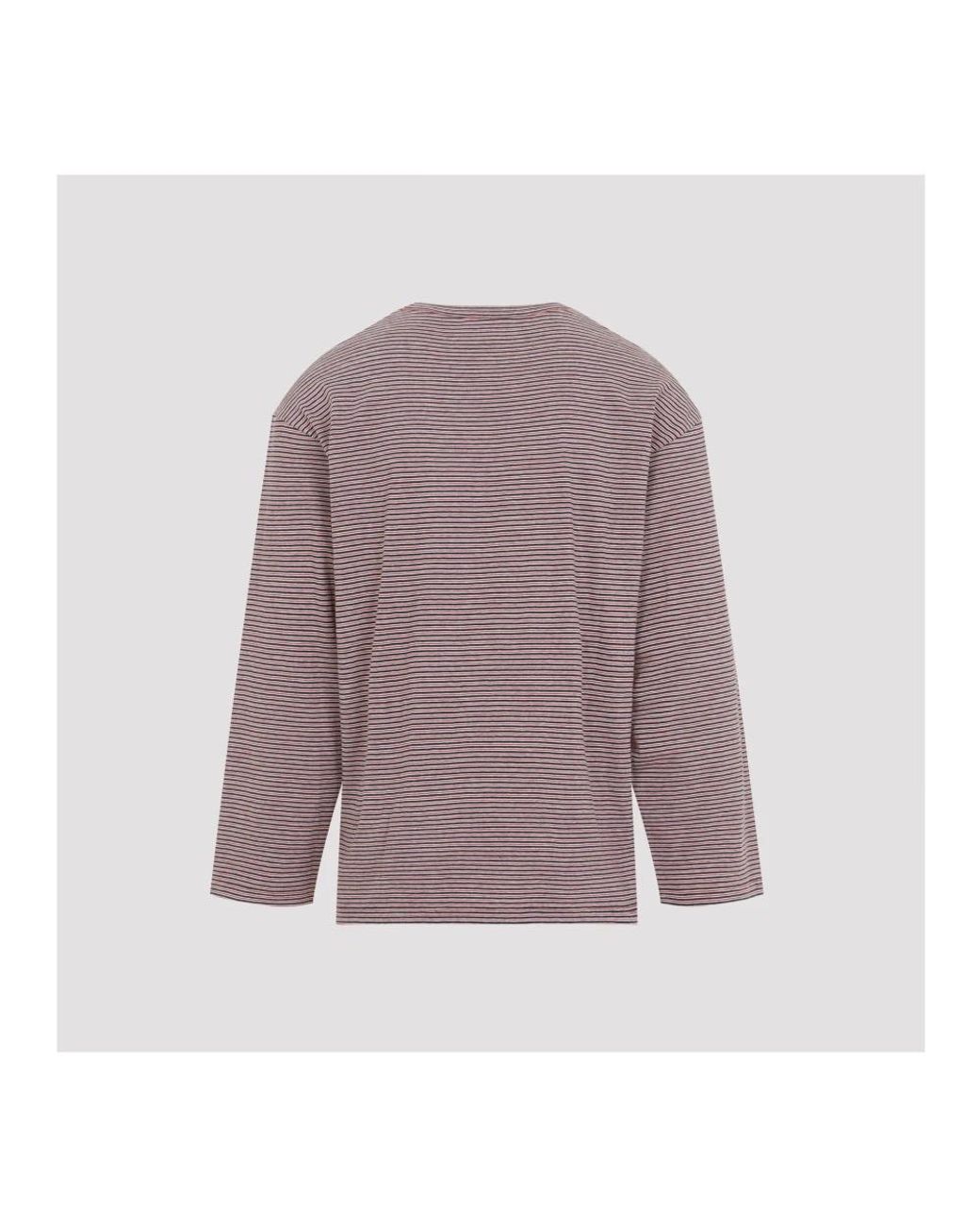 Jil Sander Purple Long Sleeve T-Shirts for men