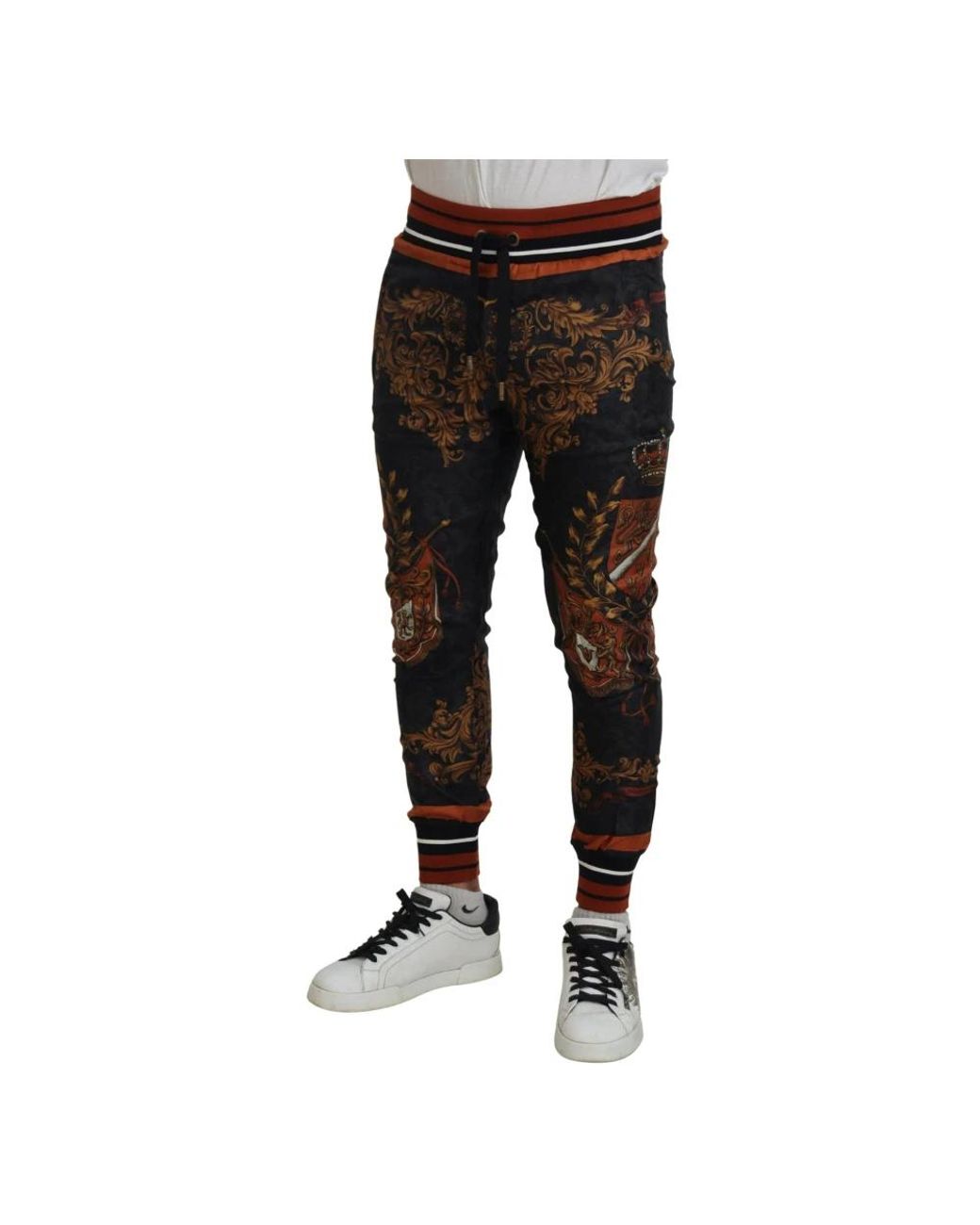 Dolce & Gabbana Black Sweatpants for men