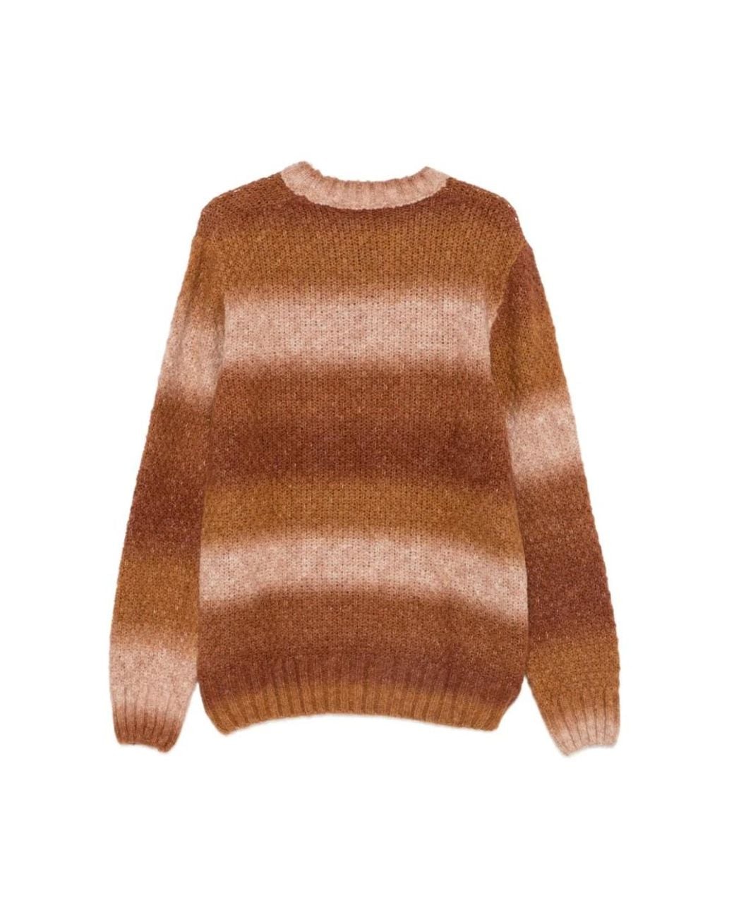 Daniele Alessandrini Brown Round-Neck Knitwear for men