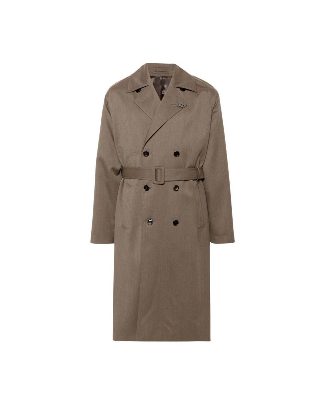 Lardini Brown Trench Coats for men