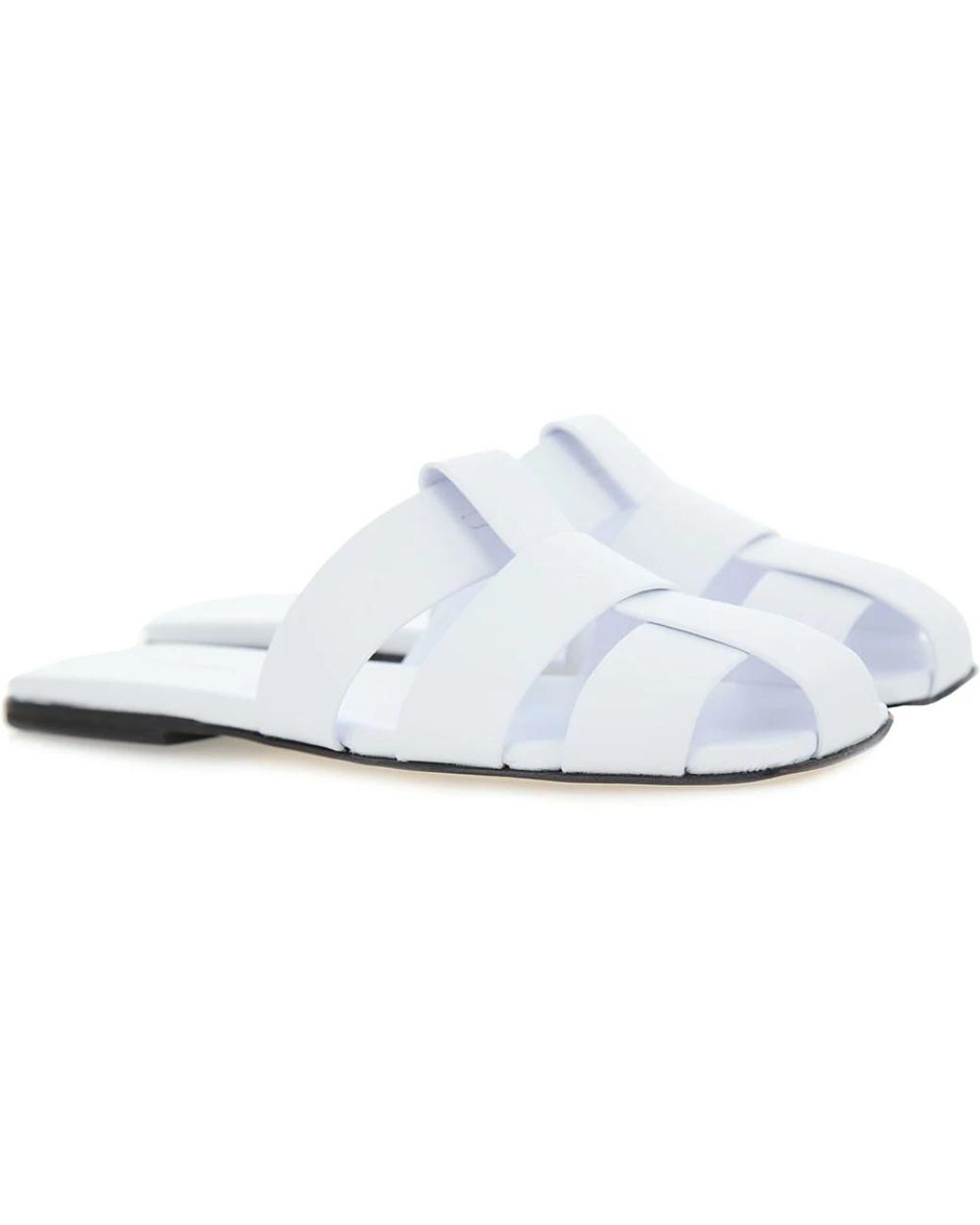 Liviana Conti White Mules