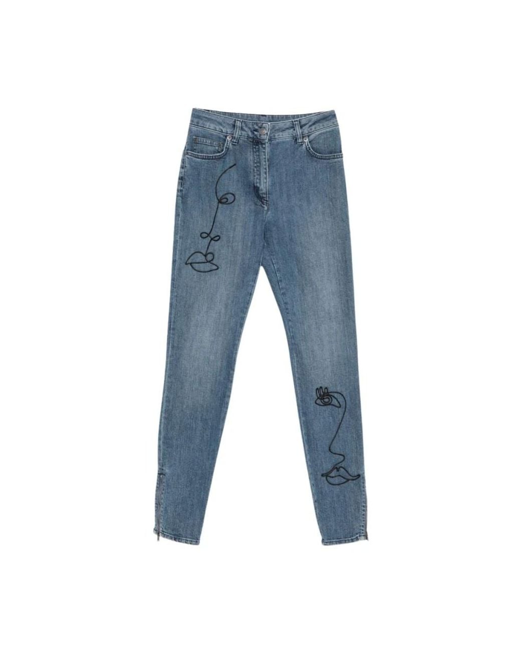 Moschino Blue Slim Fit Jeans