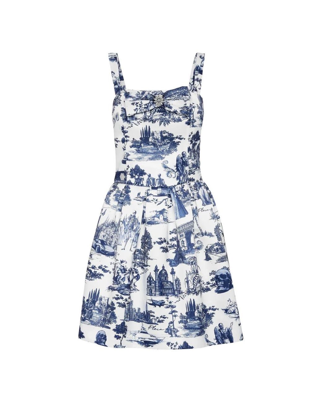 Philipp Plein Short Dresses in het Blue