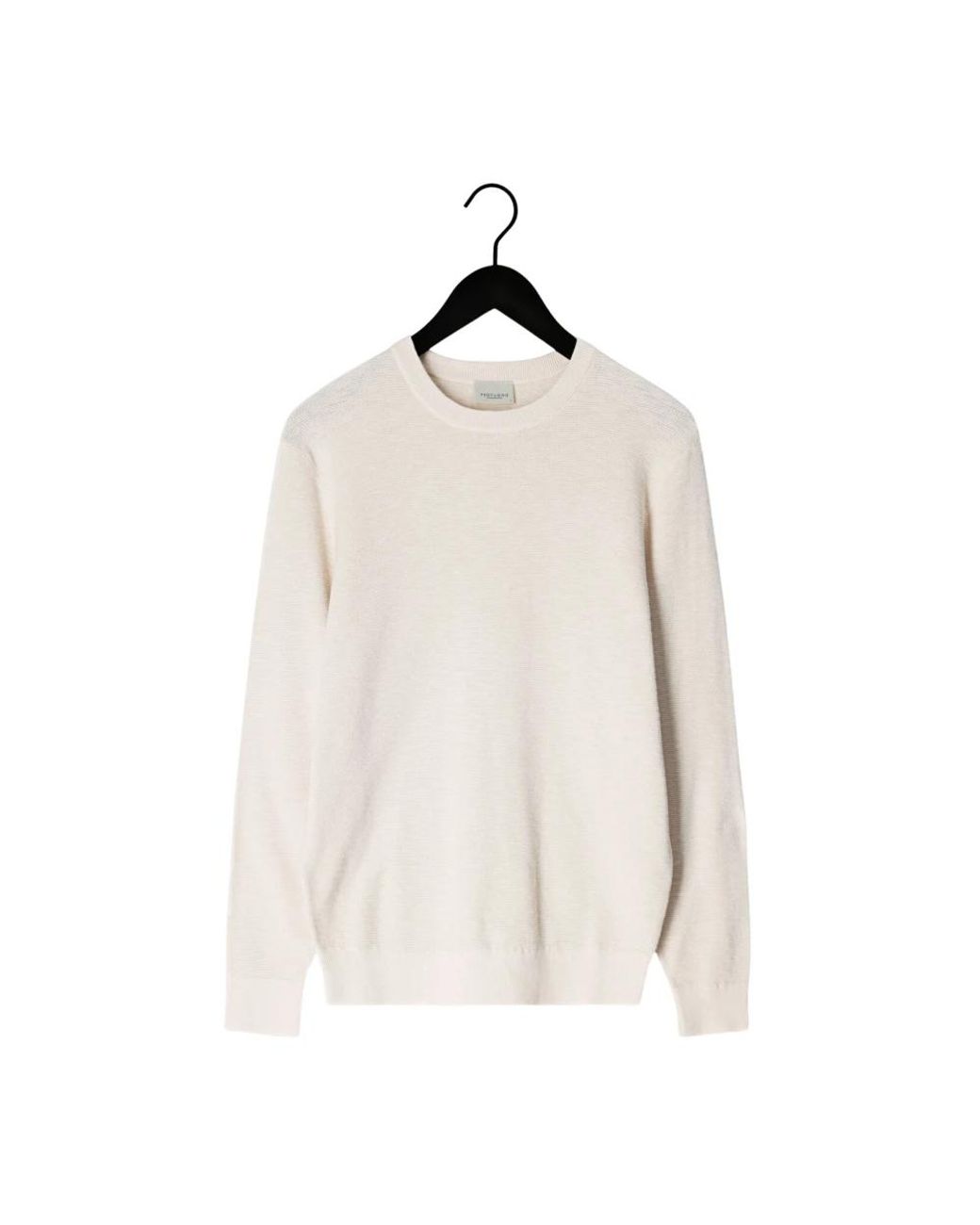 Profuomo Structure Crew Neck in het Natural voor heren