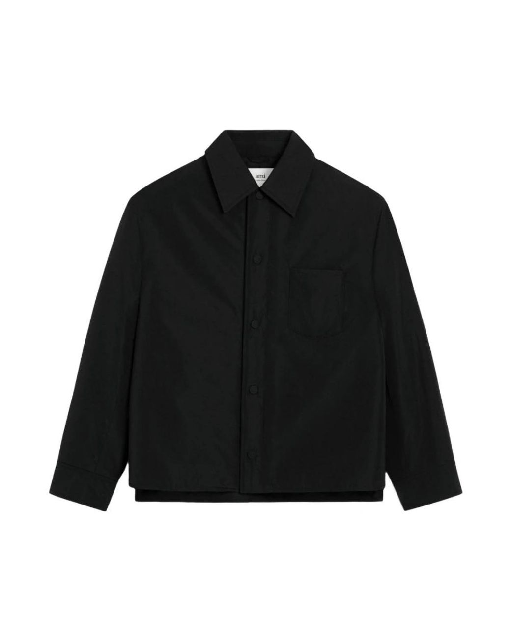 AMI Jassen ,Zwart ,Zwarte Overhemd Collectie in het Black voor heren