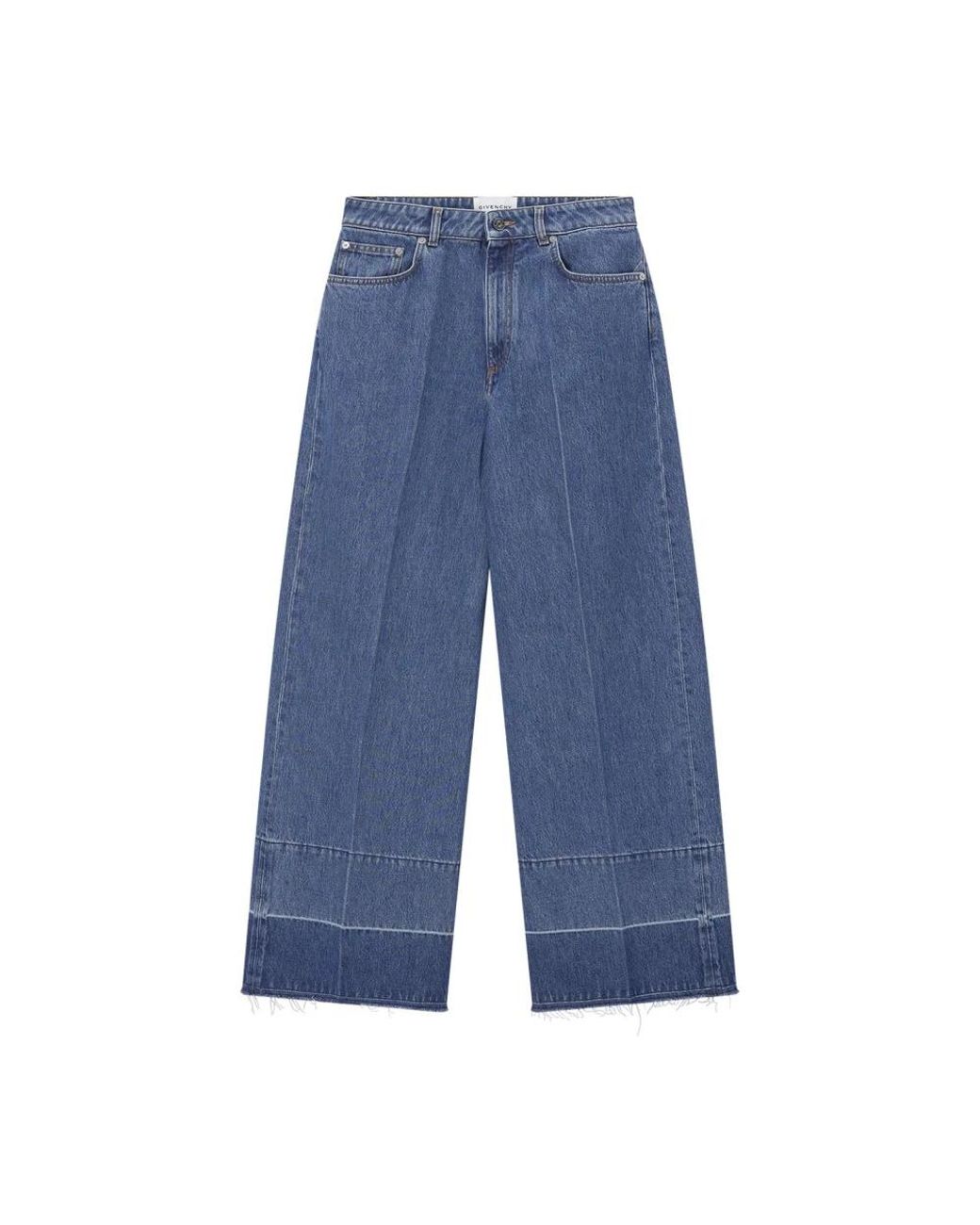 Wide Jeans Givenchy de color Blue