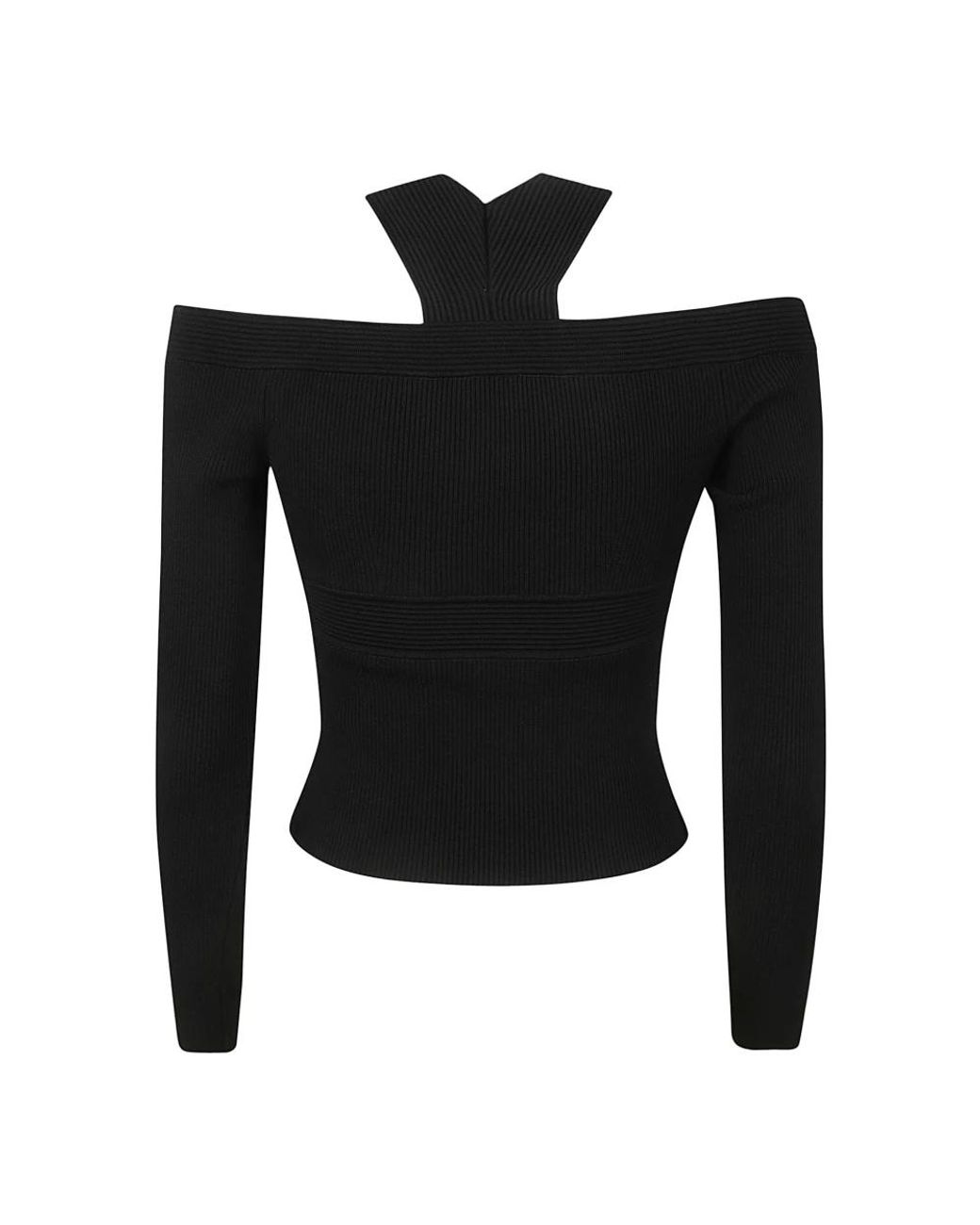 McQueen Black Long Sleeve T-Shirts