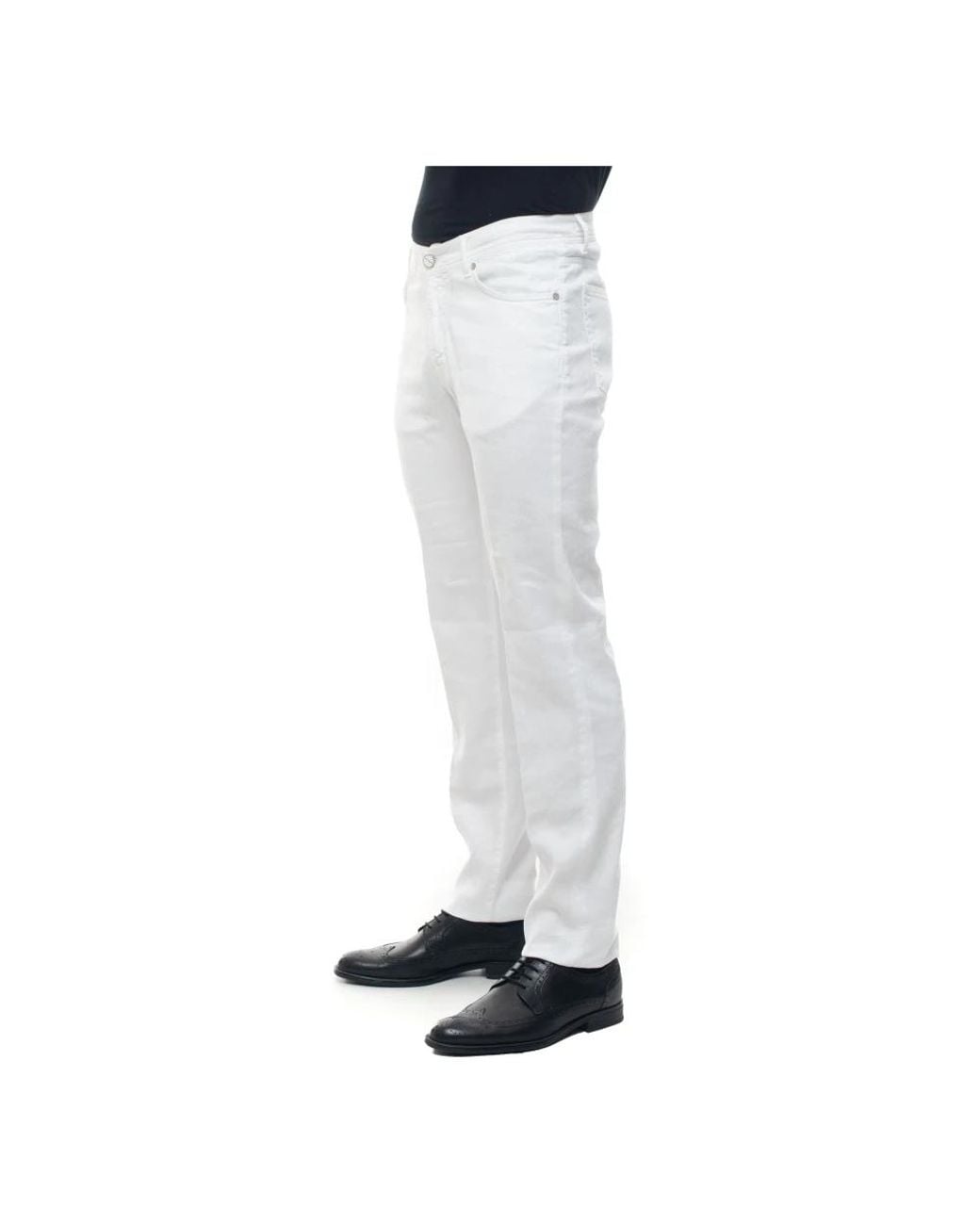 Kiton Blue Slim-Fit Trousers for men