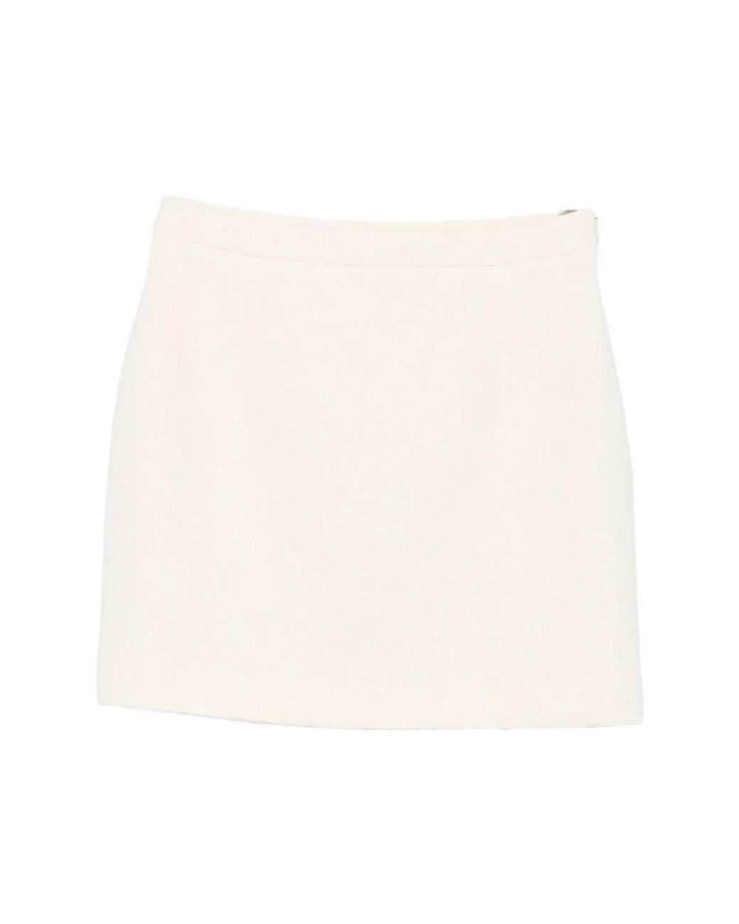 Alessandra Rich White Short Skirts