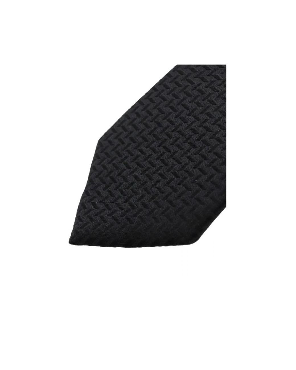 Emporio Armani Black Ties for men