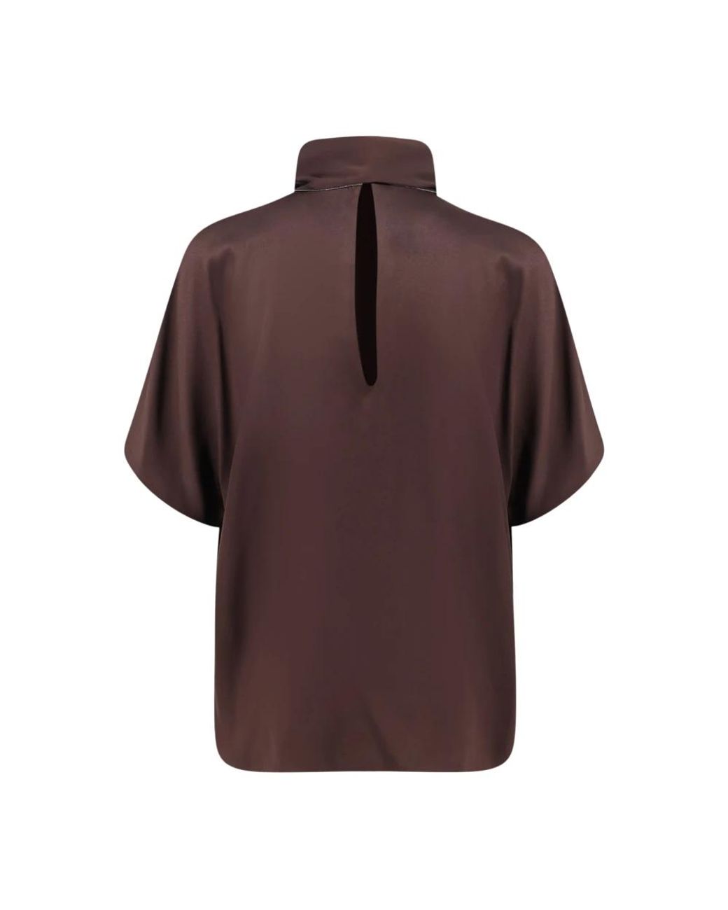Brunello Cucinelli Brown Blouses