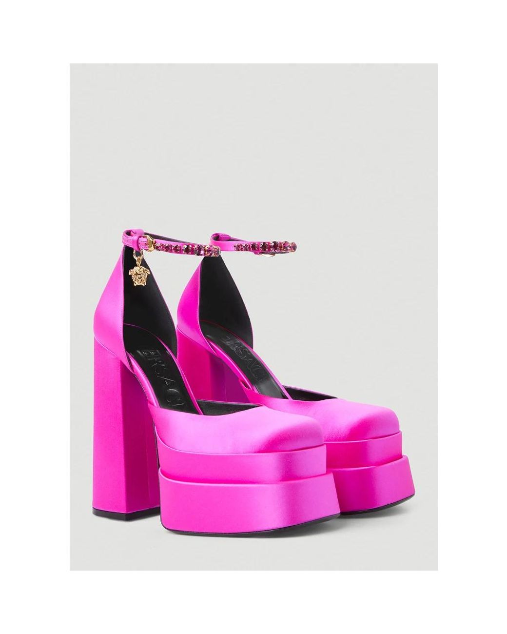 Versace Purple Pumps