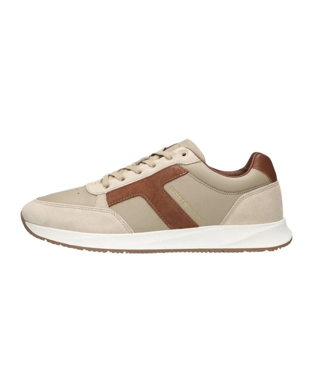 Tommy Hilfiger Elevated Hilfiger Mix Runner in Natural für Herren