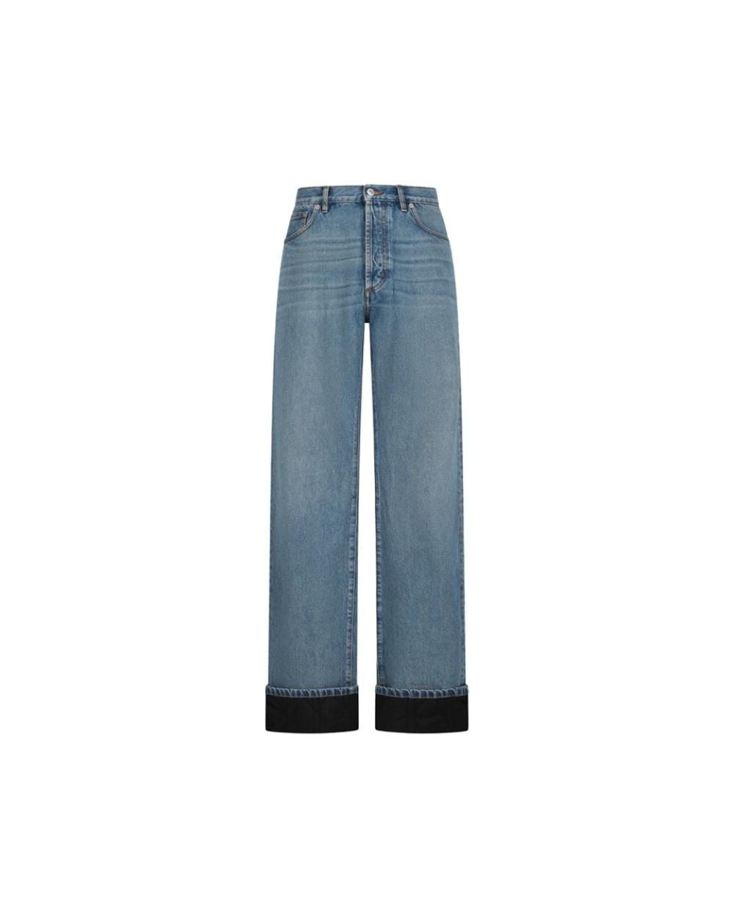 Dior Blue Wide Jeans for men