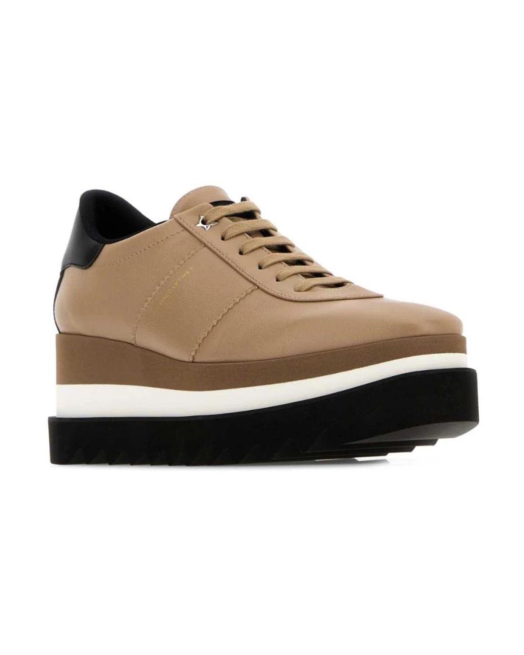 Stella McCartney Schoenen ,Bruin ,Sneak-Elyse Platform Sneakers in het Brown