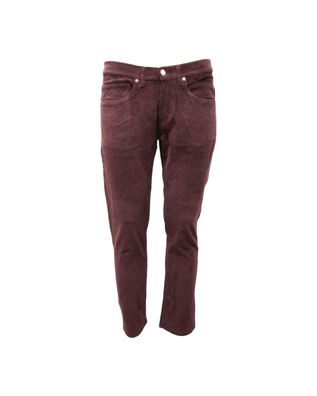 Nine:inthe:morning Purple Slim-Fit Trousers for men