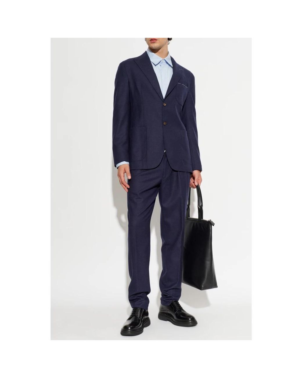 Single Breasted Suits Eleventy pour homme en coloris Blue