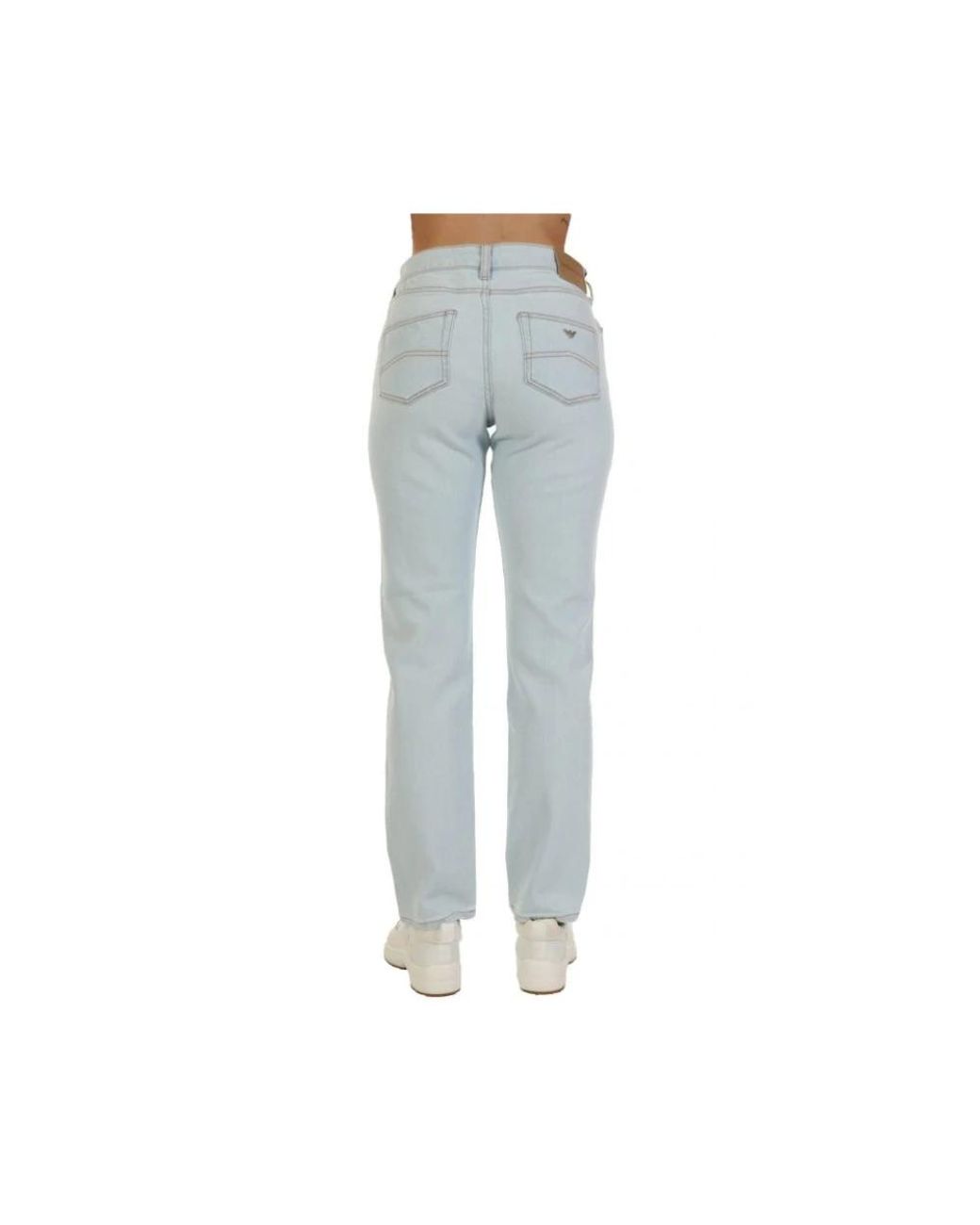 Emporio Armani Blue Straight Fit Jeans