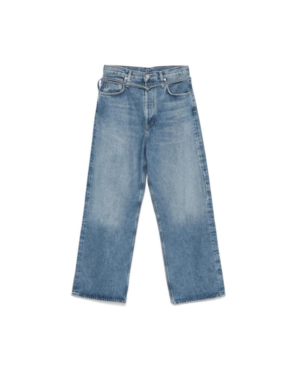 Agolde Blue Wide Jeans